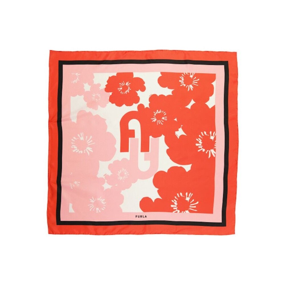 NWOT Furla Foulard Printed Silk Scarf